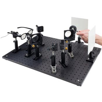 Optical Lab stand Quantum Eraser